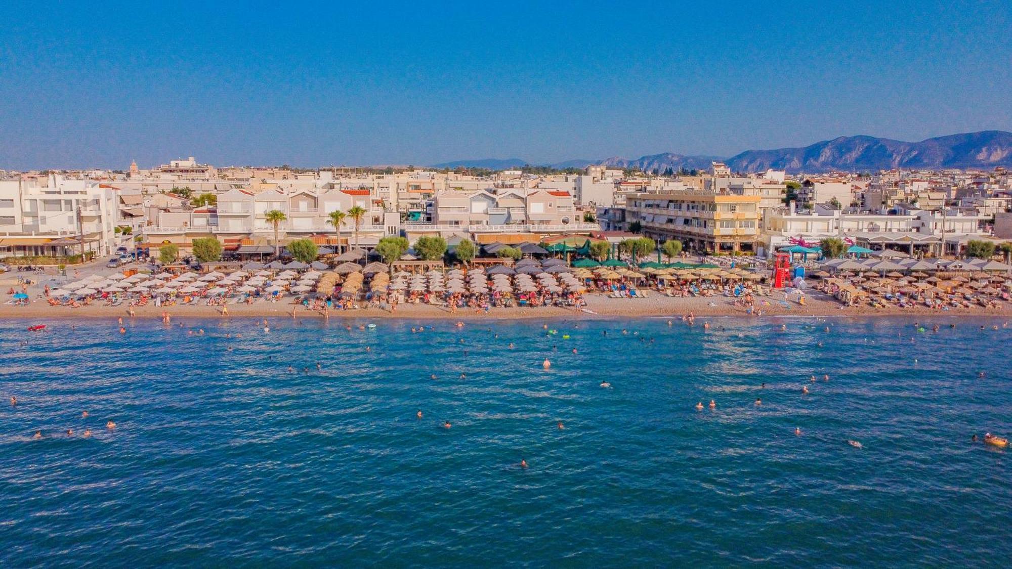 Beach Blue Villa Corinth Ngoại thất bức ảnh